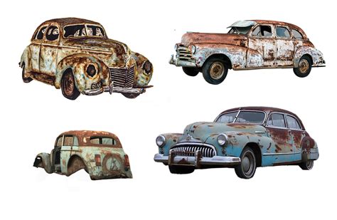 Download Old Cars, Abandoned Cars, Rusty Cars. Royalty-Free Stock ...