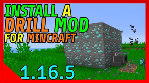 How To Install A Drill Mod For Minecraft 1.16.5 - YouTube