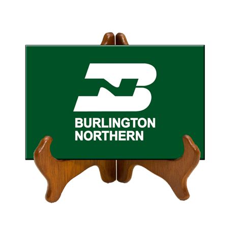 Burlington Northern Logo Easel - A-Trains.com