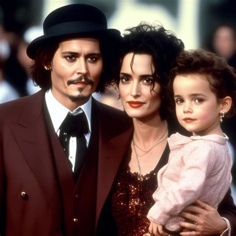 doting-bear869: Winona Ryder and Johnny Depp have children