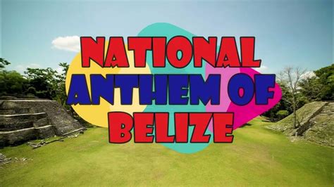 National Anthem of Belize Land of the Free #belize - YouTube