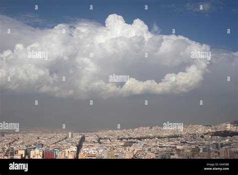 Aerial view Athens, Greece Stock Photo - Alamy