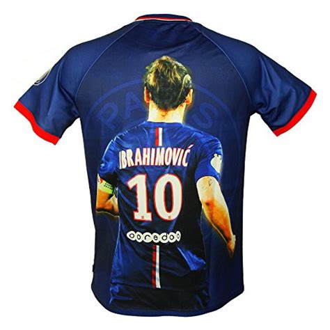 PSG - Official PSG 'Zlatan Ibrahimovic' Kids Soccer Jersey - Blue (12 ...