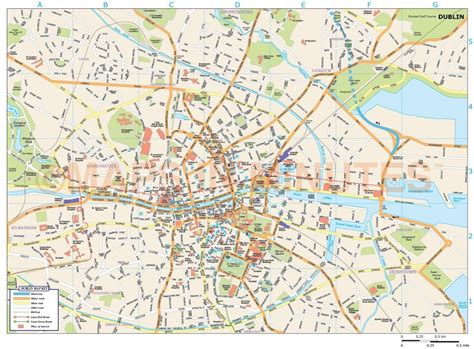 Large Detailed Map Of Dublin - Dublin City Map Printable - Printable Maps