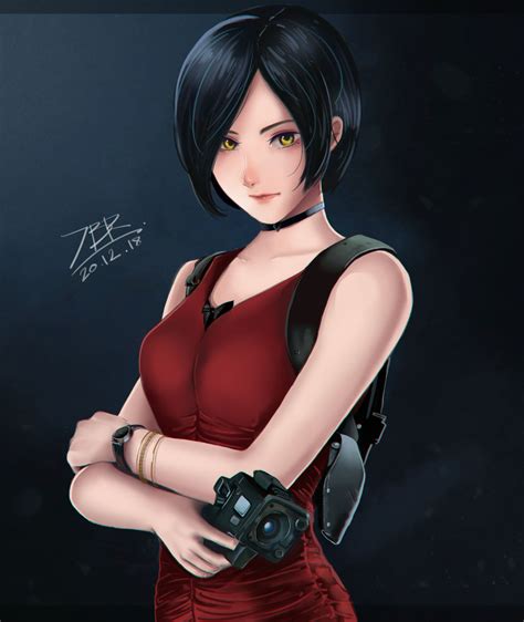 Ada Wong (RESIDENT EVIL 2) - Fanart by 7eslieblackrock on DeviantArt