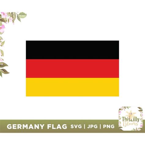 Layered German flag svg, Germany flag svg, Germany flag clip - Inspire Uplift