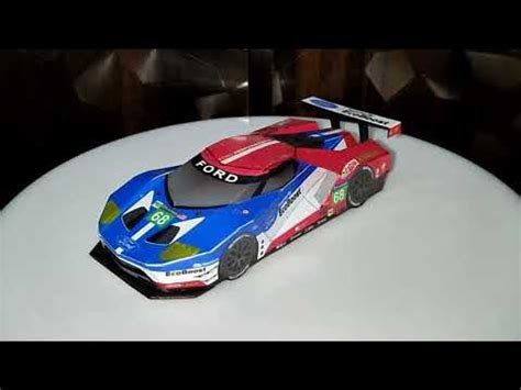 Easy Paper Craft | 2016 Le Mans Ford GT - YouTube