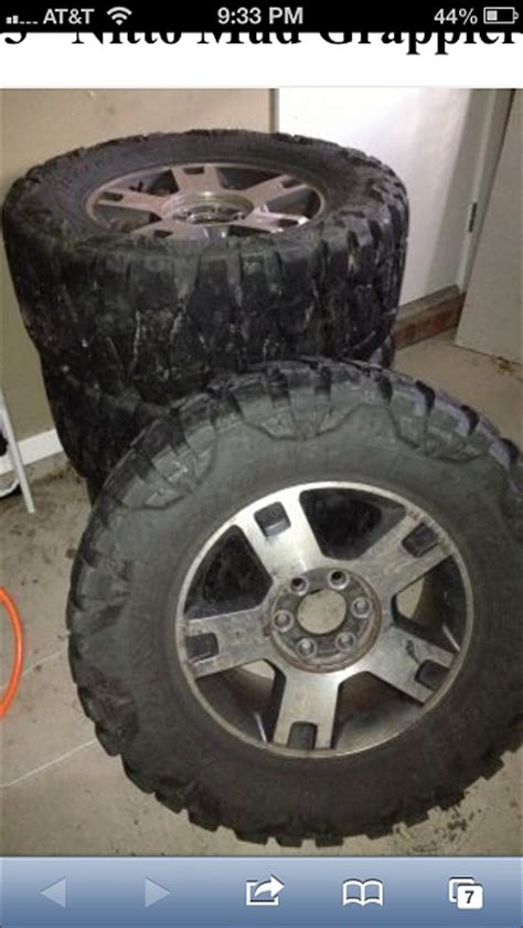 Used 33" Nitto Mud Grapplers with fx4 rims. Value?? - Ford F150 Forum ...