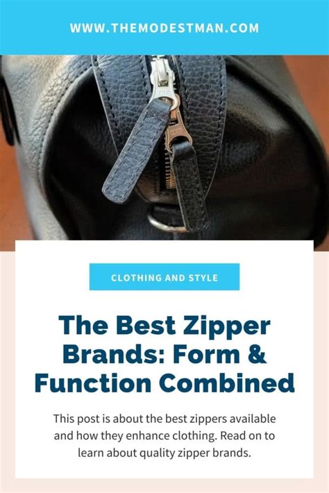 The Best Zipper Brands: Form & Function Combined