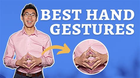 Best Hand Gestures For Public Speaking - YouTube