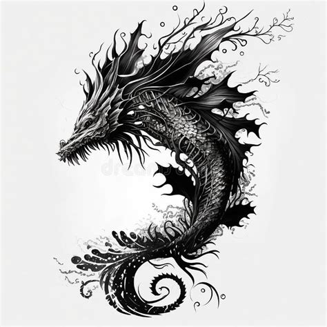 5+ Dragon Drawing Tattoo | MioneMikella