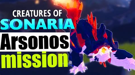 How to get ARSONOS | secret mission Creatures Of Sonaria | whalemistar - YouTube