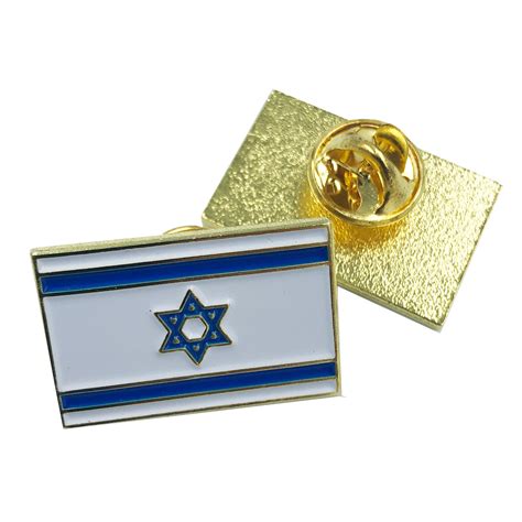 I-004 Israeli Flag Lapel Pin Israel – www.AmericasFrontLine.com use promo USA10