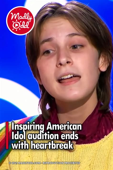 Inspiring American Idol audition ends with heartbreak