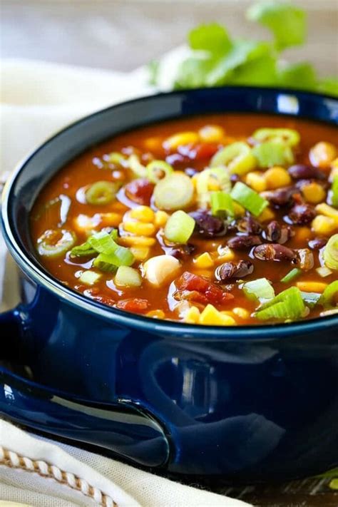 Black Bean and Corn Soup | An Easy, Healthy Soup Recipe | Mantitlement