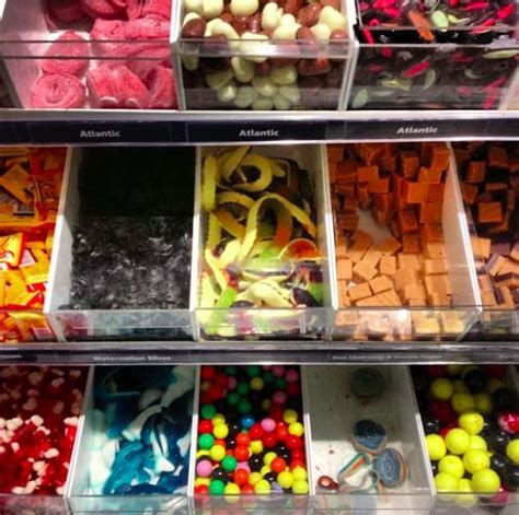 Palads Teatret, the largest Danish movie theater, offers an enticing selection of candy right in ...