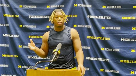 Michigan Football DT Kris Jenkins Discusses His Progression