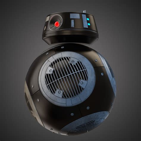 Bb-9e Star Wars Droid - 3D Model for VRay