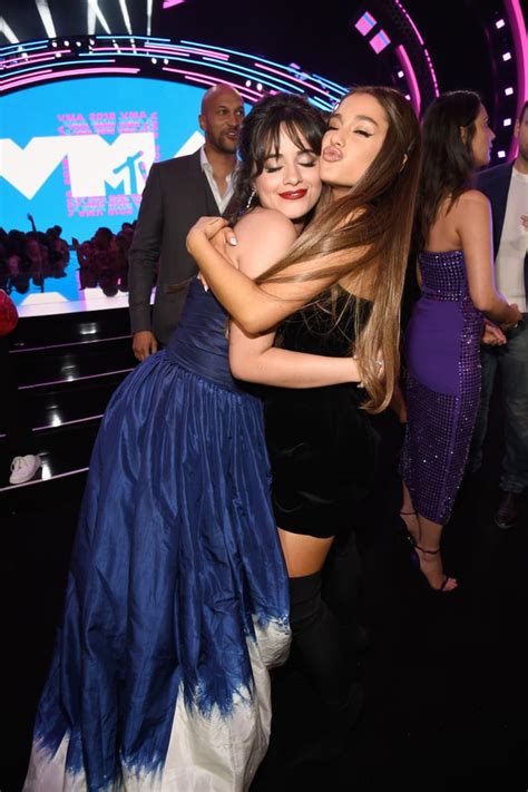 Ariana Grande and Camila Cabello at the 2018 MTV VMAs | POPSUGAR Celebrity