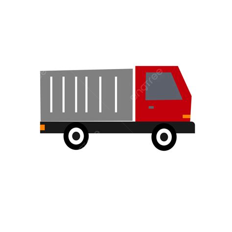 Red Loading Truck Clipart Transparent Background, Truck Clipart, Background Clipart, Red Truck ...