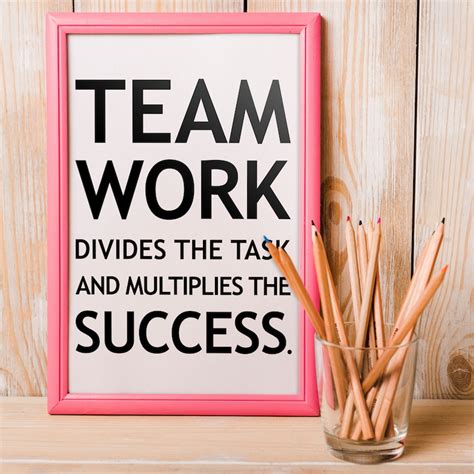 Teamwork Quotes For Office Success Quotes Office Wall Decor | Etsy