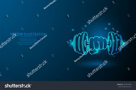 Gymfitness On Blue Abstract Background Simple Stock Vector (Royalty Free) 1810815883 | Shutterstock