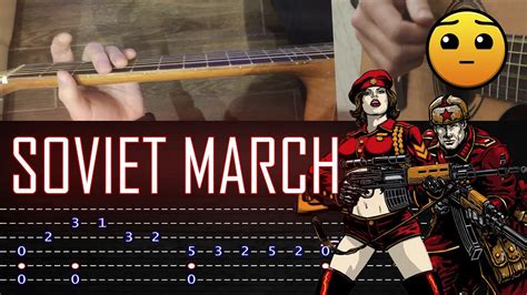 How to play 'Red Alert 3 theme - Soviet March' Guitar Tutorial [TABS ...