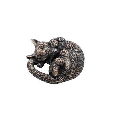 Cléo - Statuette Sculpture Chat en Bronze | Art Forge Miniature ...