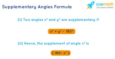 Supplementary Angles Formula - Learn the Formulas Related to ...