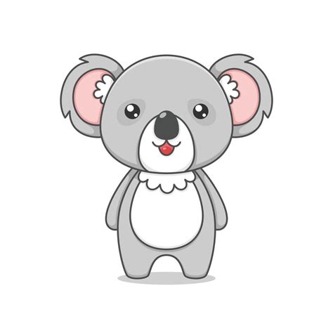 Cute Koala Cartoon Character 3212209 Vector Art at Vecteezy