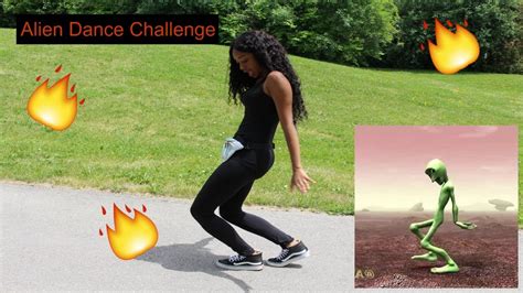 Green Alien Dance Challenge - YouTube