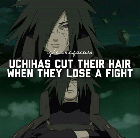 So I take it that Madara has never lost a fight before? Nor Itachi.. wait their hair should have ...