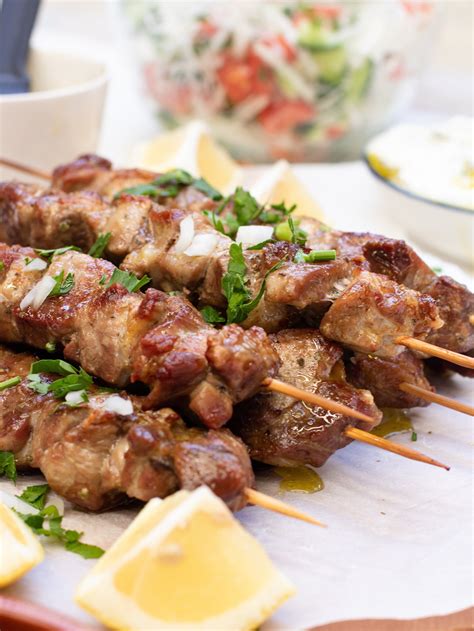 Easy grilled pork souvlaki - My Family's Food Diary | Recipe | Souvlaki recipe, Grilled pork ...