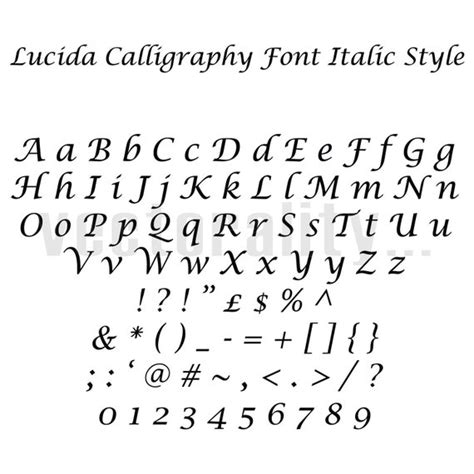 What font similar lucida calligraphy font - samhow