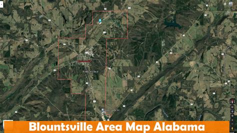 Blountsville Alabama Map - United States