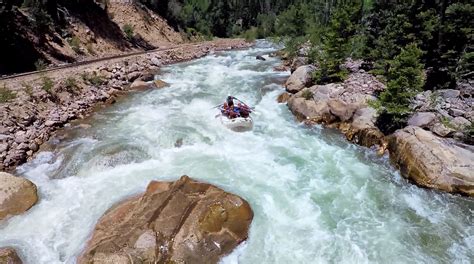 Did you know that the Upper Animas River was run for years with bucket boats? That means that ...