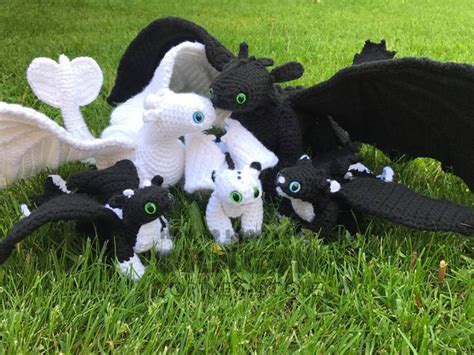 Nightlight Dragons How to Train Your Dragon PDF US Crochet Pattern ...