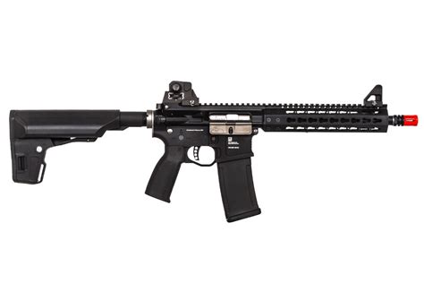 PTS Mega Arms MKM AR-15 10.5 CQB Carbine GBB Airsoft Rifle