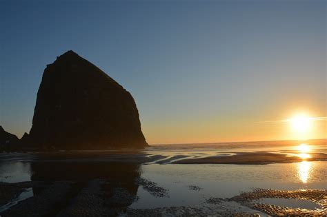 Haystack Rock At Sunset Cannon - Free photo on Pixabay - Pixabay