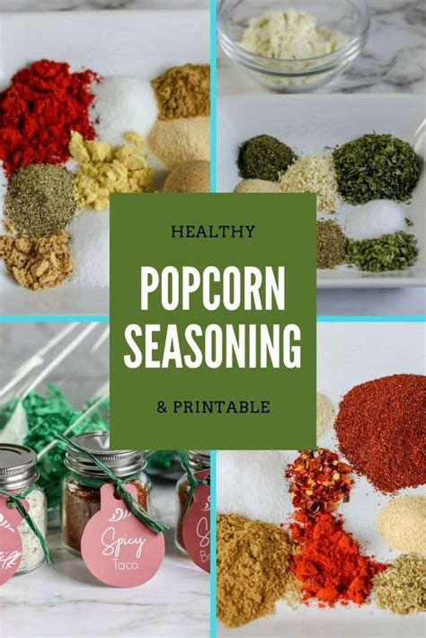 Healthy popcorn seasoning – Artofit