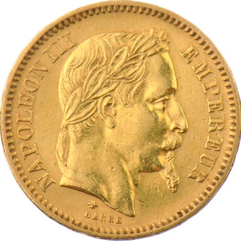 Pre-Owned 1861 French 20 Franc Napoleon III Gold Coin | Out Of Stock ...