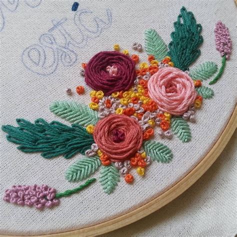 Wool Embroidery, Embroidery Flowers Pattern, Embroidery Patterns Free ...