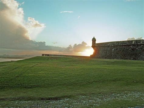 Sunset At El Morro by Gary Wonning