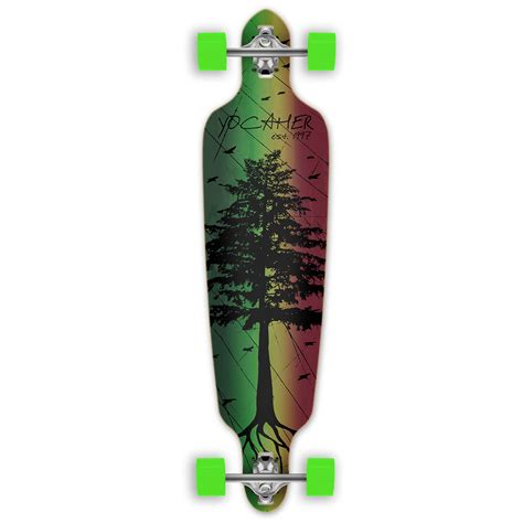 Drop Through Longboard Complete - In the Pines : Rasta