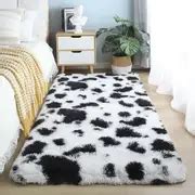 Soft Plush Area Rug Non-slip Shaggy Fluffy Thick & Shaggy Carpet For ...