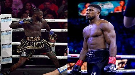 Kalender 2023 Tinju Dunia Anthony Joshua vs Deontay Wilder, Duel Kelas ...