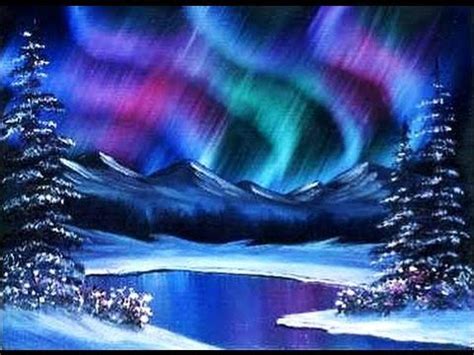 Northern Lights Painting