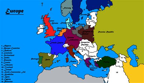 Map Of Europe 1815 Before Napoleonic Wars