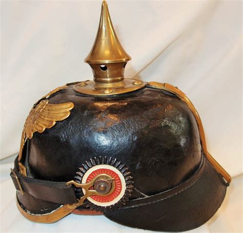 VINTAGE & RARE WW1 GERMANY BADEN SPIKED HELMET PICKELHAUBE REGIMENT | JB Military Antiques