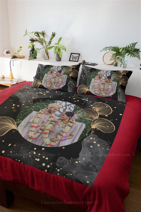 Photo Bedsheet For Couple Luxury Gift - Customized Photo Bedsheet